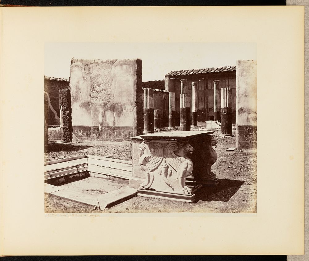Casa di Meleagro (Pompei) by Giorgio Sommer
