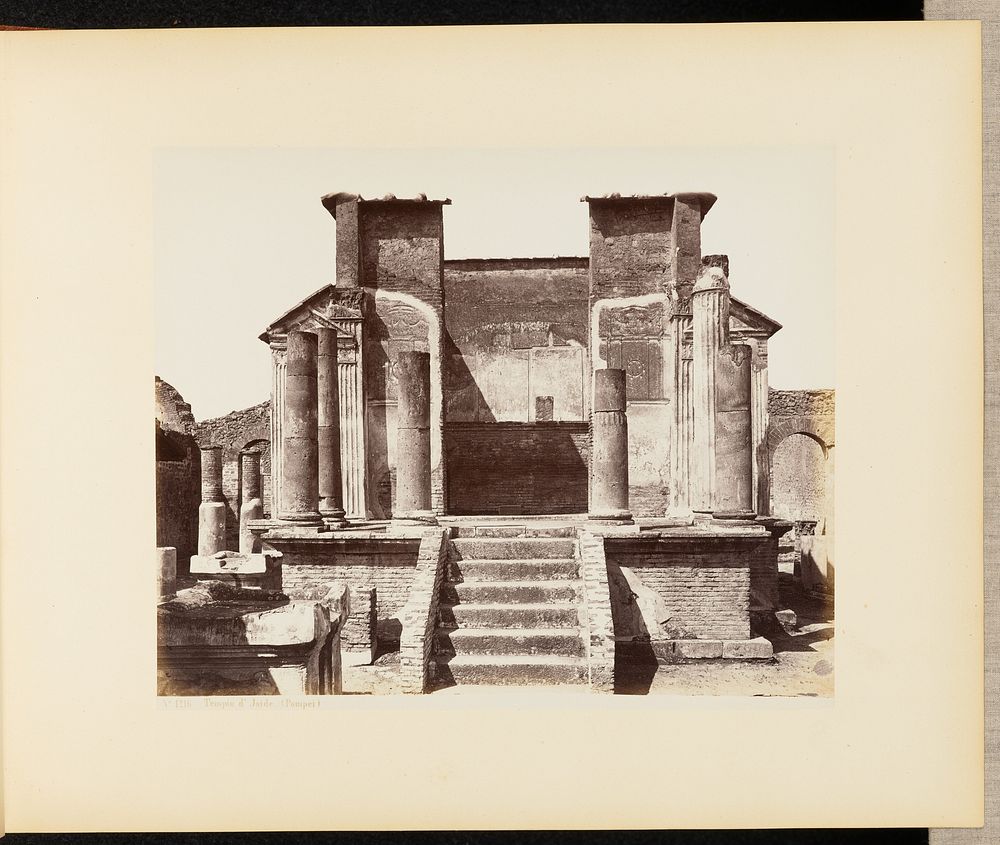 Tempio d' Jside (Pompei) by Giorgio Sommer