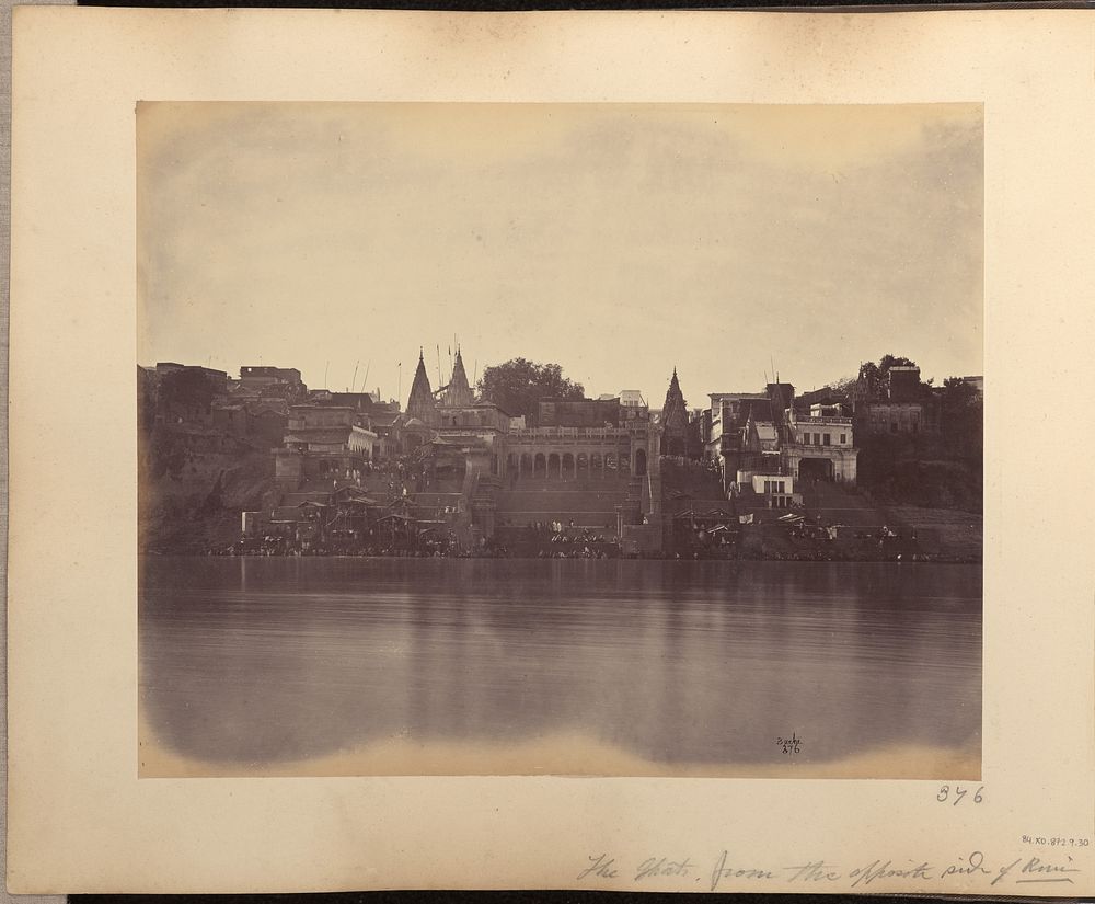 The Ghats, from the Opposite Side of River by John Edward Saché