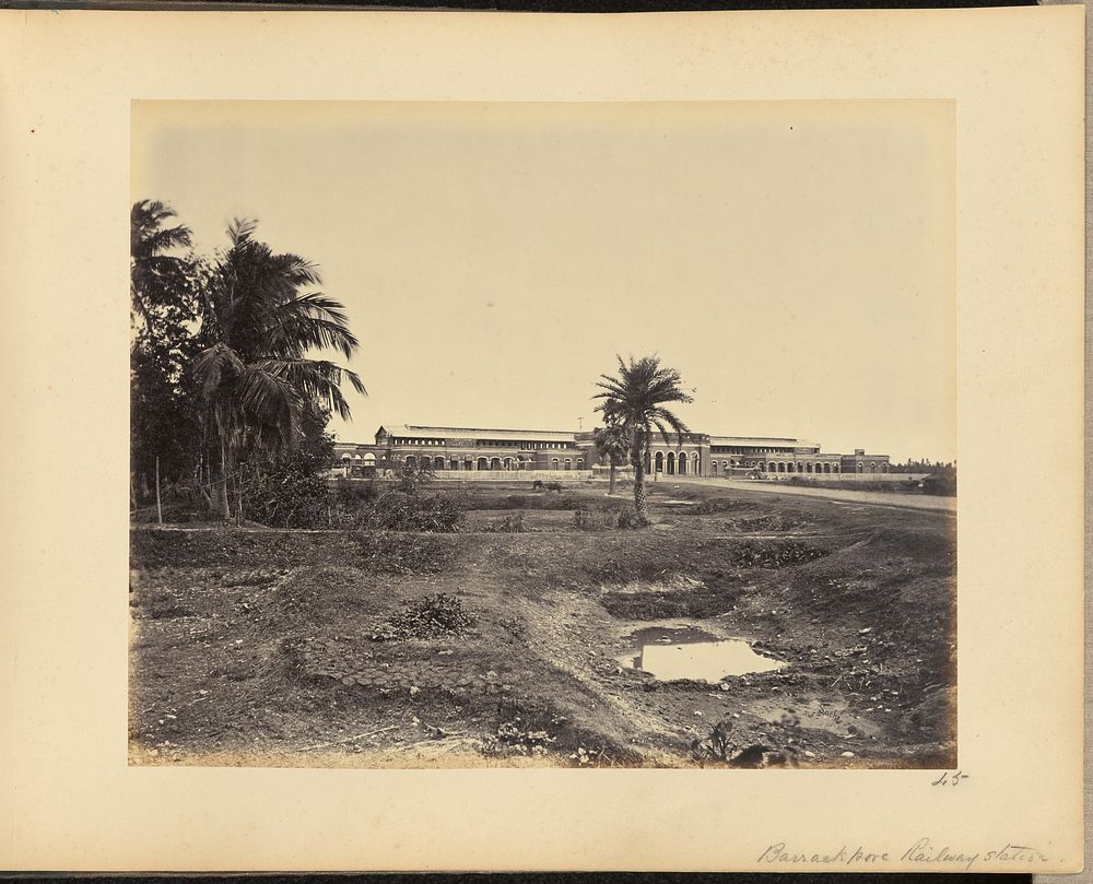 Barrackpore Railway Station by John Edward Saché