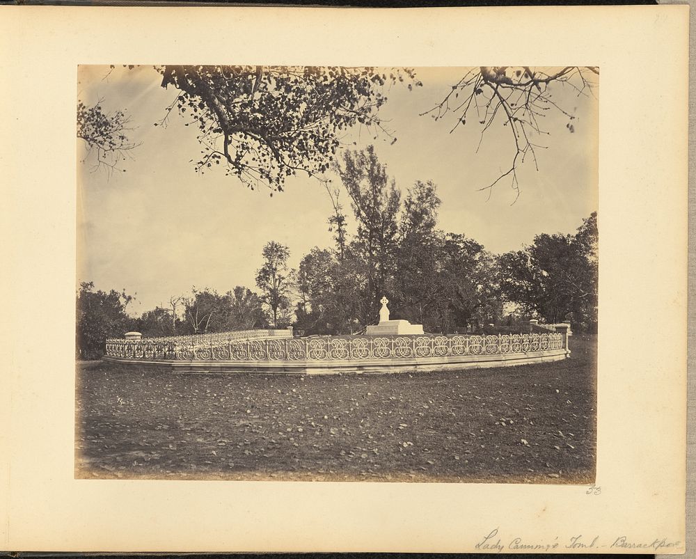 Lady Canning's Tomb - Barrackpore by John Edward Saché