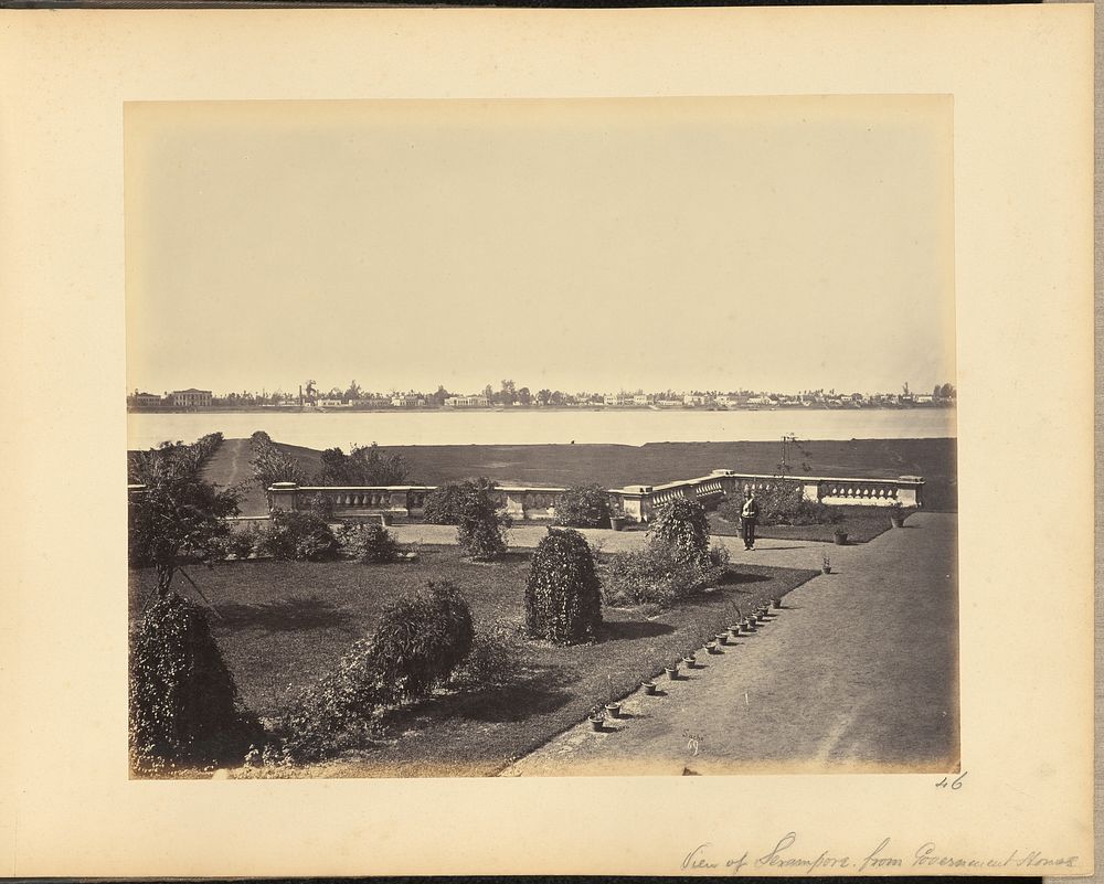 View of Serampore, from Government House by John Edward Saché