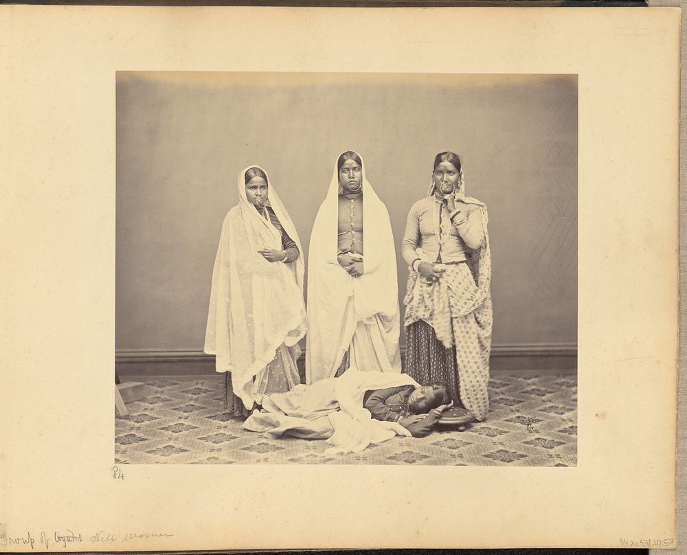 Group of Ayahs. Hill Women by John Edward Saché