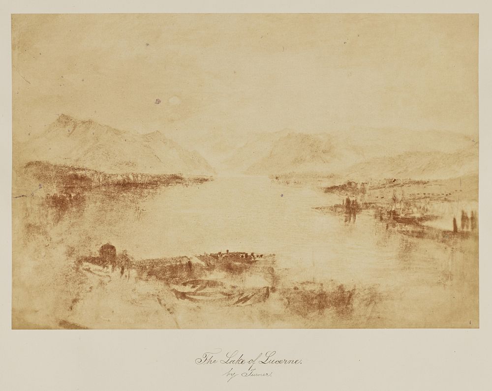 The Lake of Lucerne. by Turner. by Caroline Bertolacci