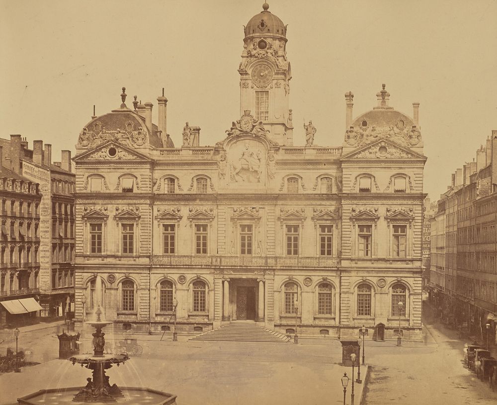 Lyon. Hôtel de Ville by Édouard Baldus