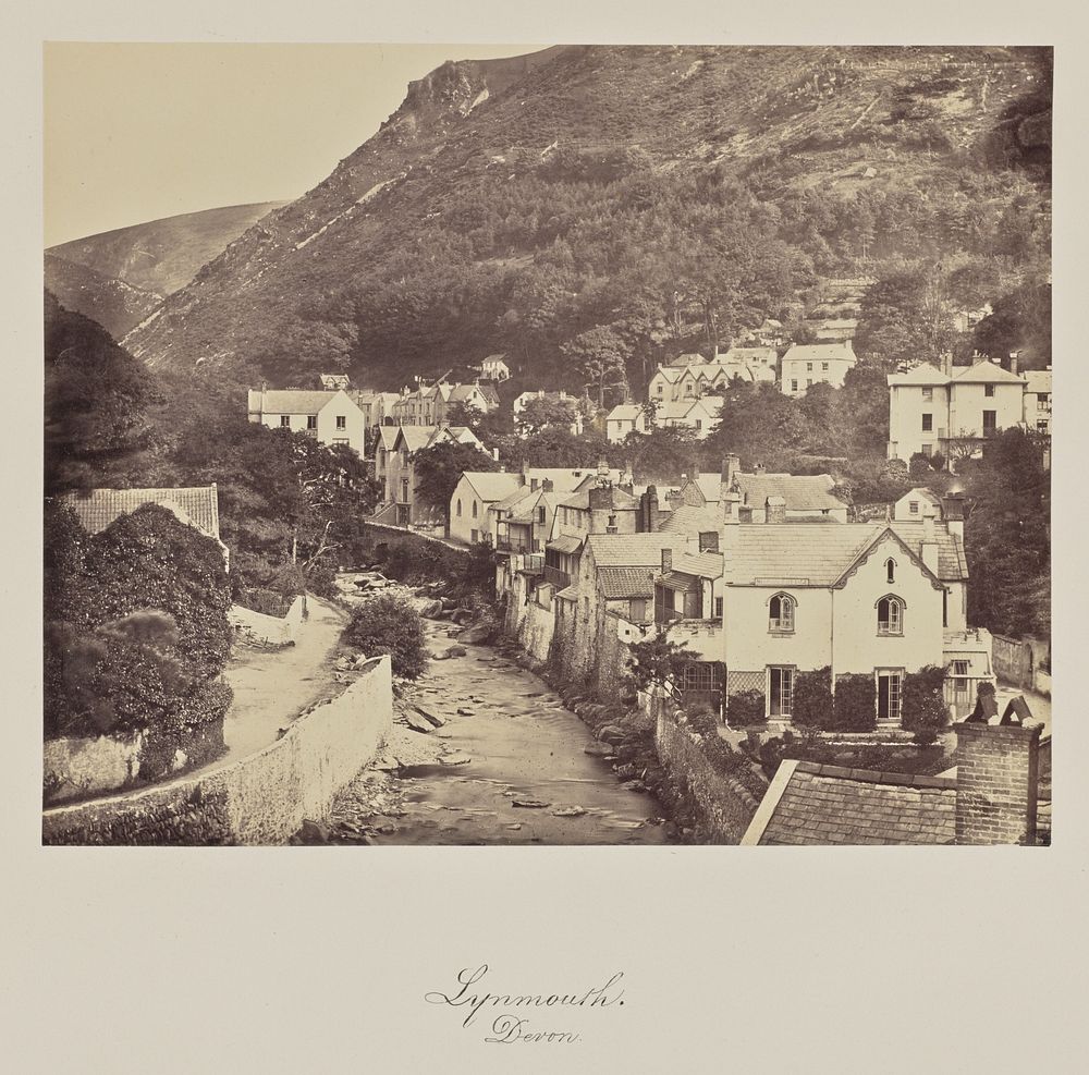 Lynmouth. Devon by Francis Bedford and Arthur James Melhuish