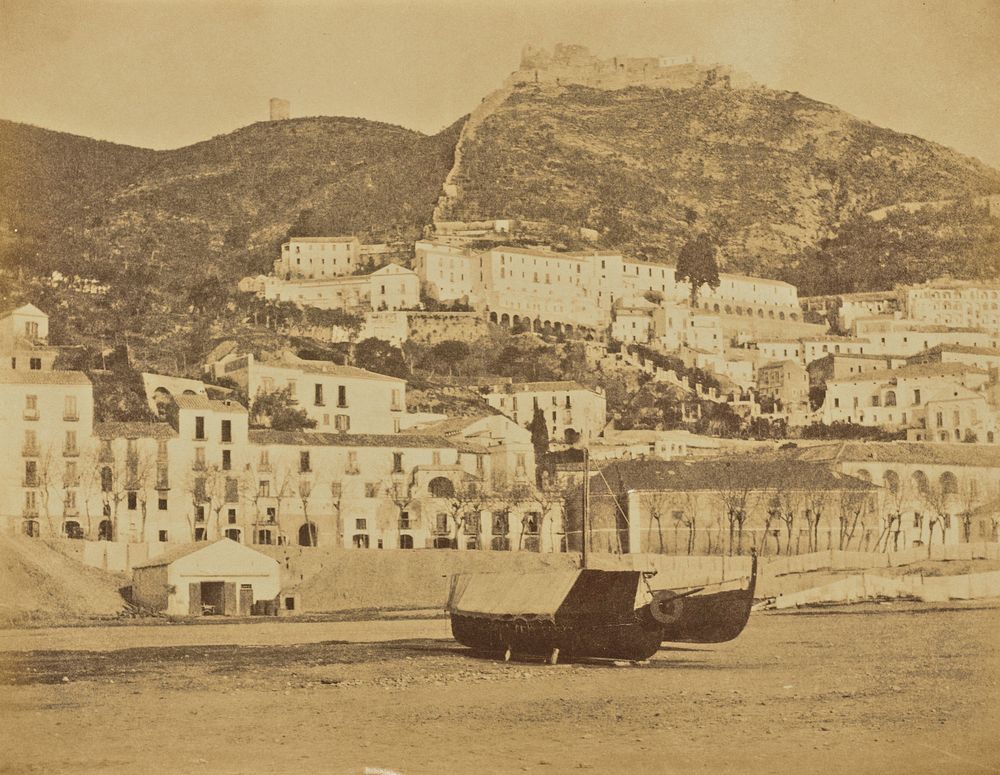 Salerno from the Sea shore by Jane Martha St John