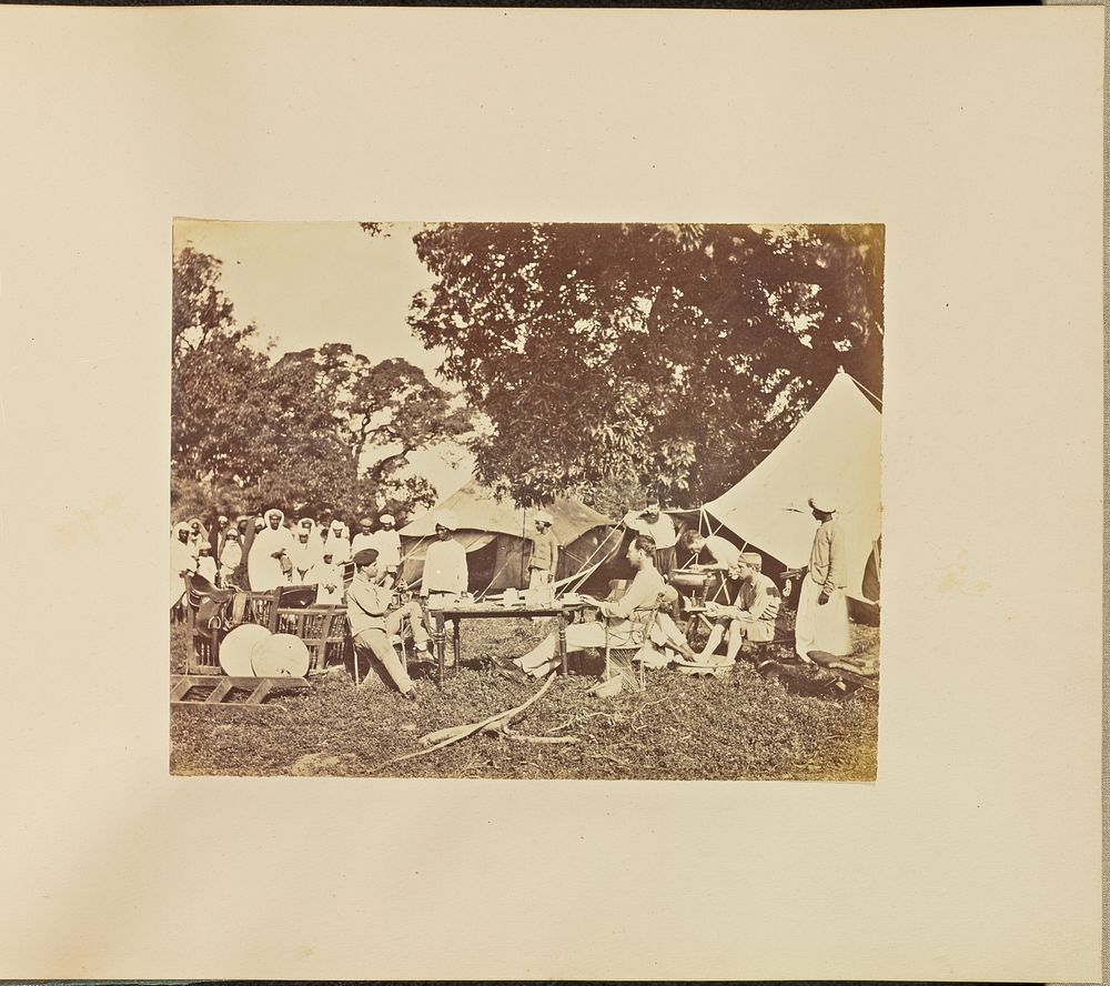 Relaxing in Camp by Willoughby Wallace Hooper