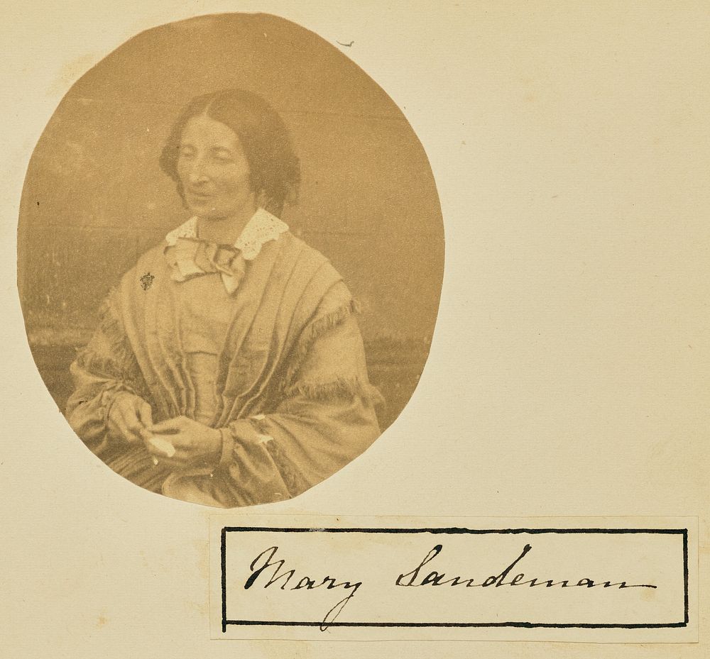 Portrait of Mary Sandeman
