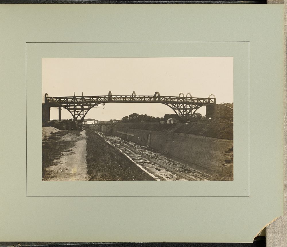 Latchford - Cantilever Bridge over Canal by G Herbert and Horace C Bayley
