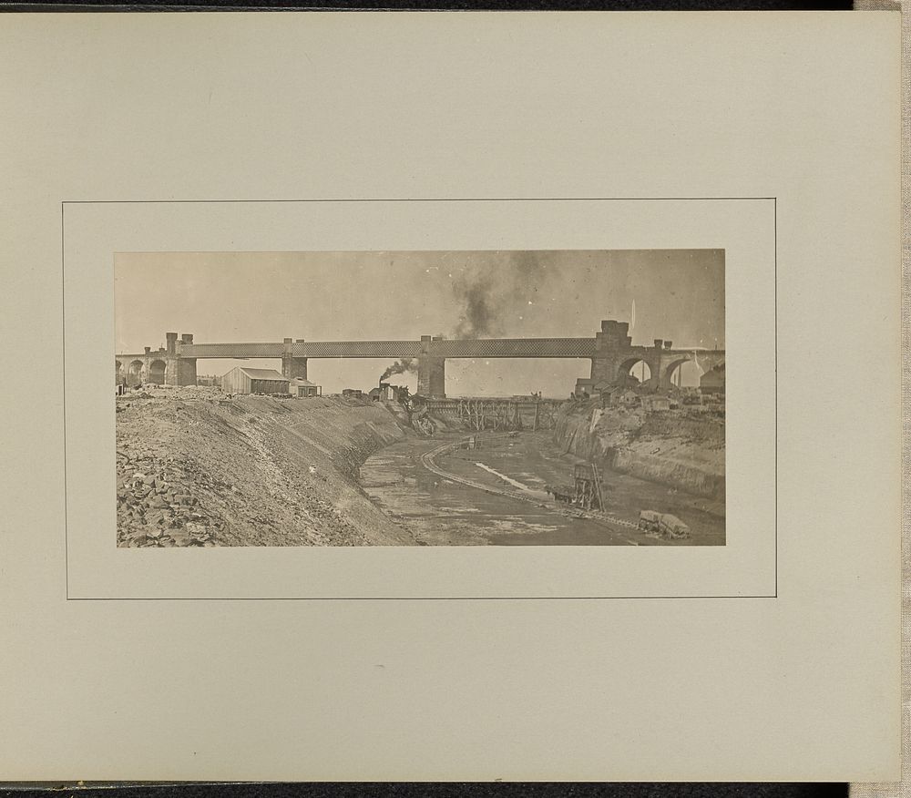Runcorn - Cutting below Railway Viaduct by G Herbert and Horace C Bayley