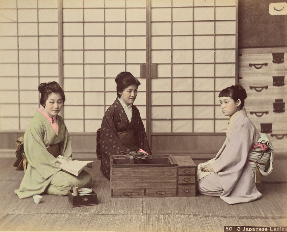 Japanese Ladies by Kusakabe Kimbei