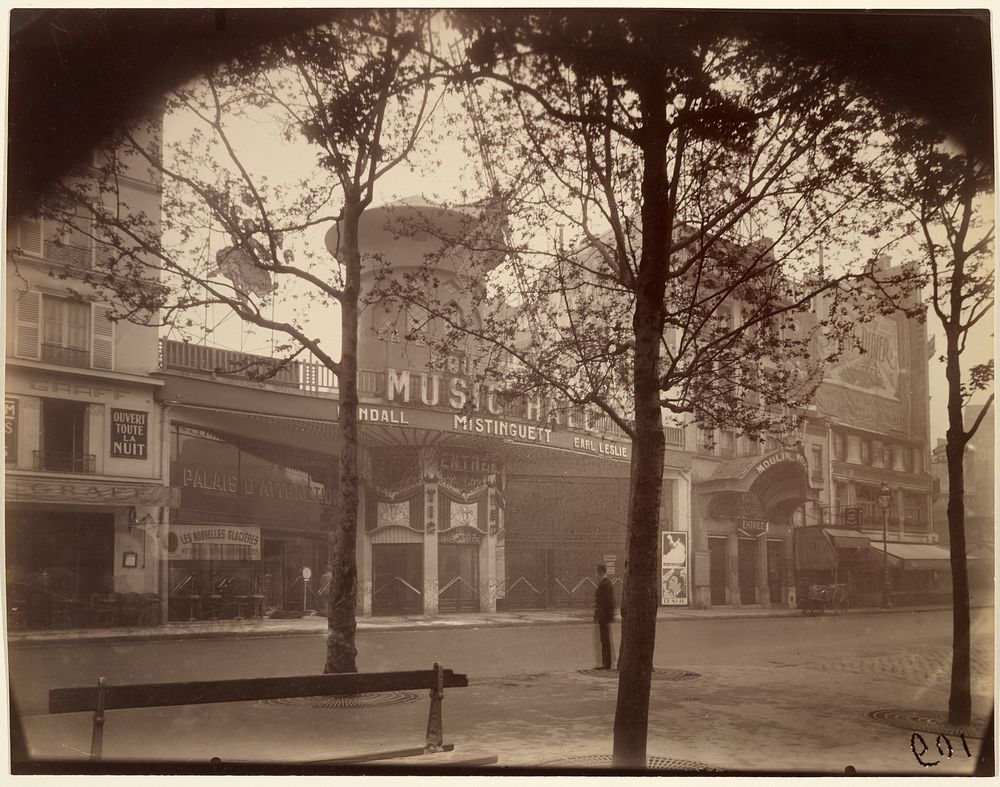 The Moulin Rouge by Eugène Atget