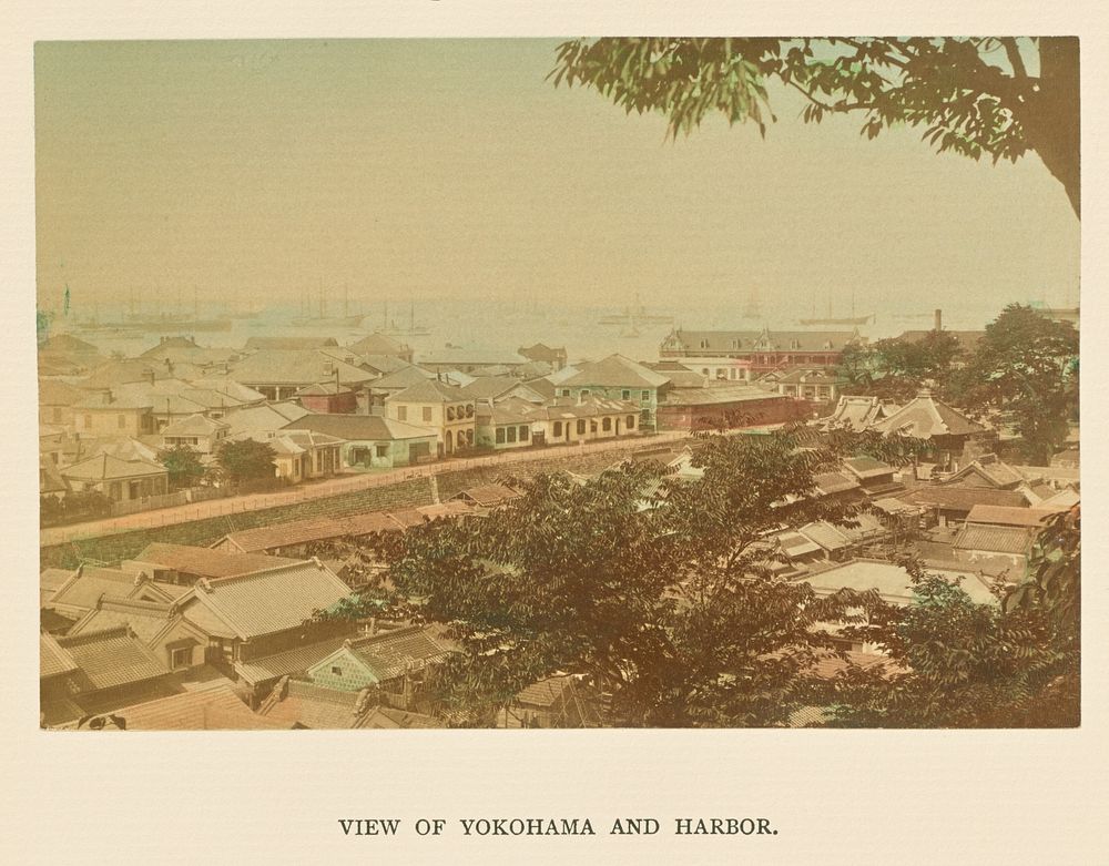 View of Yokohama and Harbor by Kazumasa Ogawa