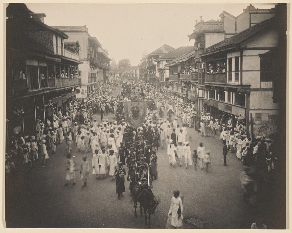 Lord Tawhurst's Arrival Procession through Lord Harris Road