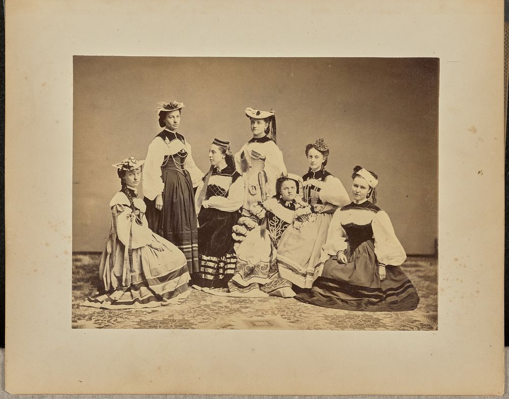 Group portrait of women by Churchill and Denison