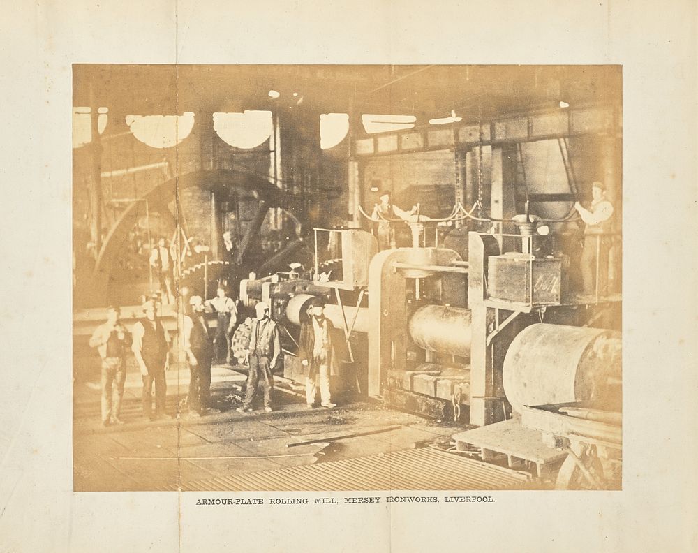 Mersey Ironworks: Armour-plate Mill. by P Barry