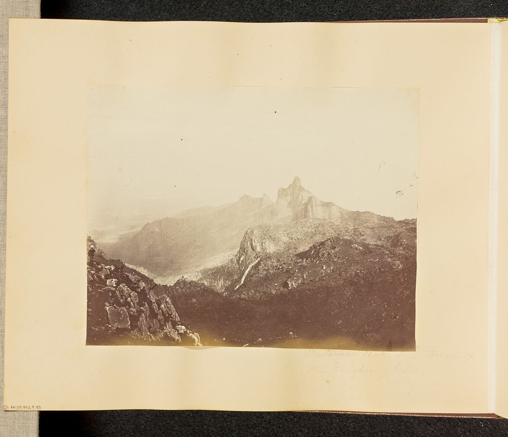 Madanáad Peak - N.E. Corner of the Neilgherry Hills by Willoughby Wallace Hooper