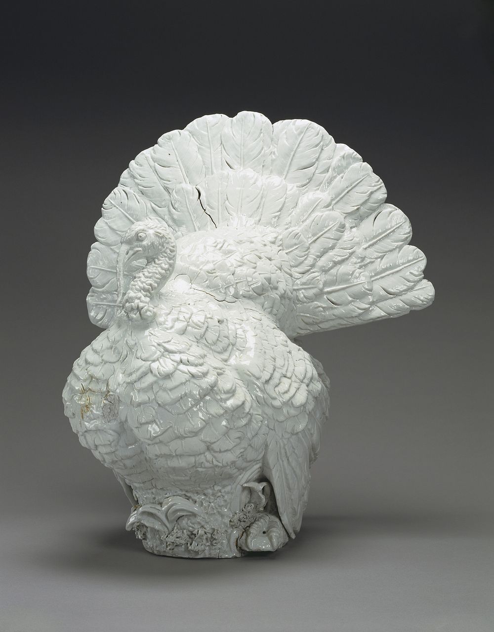 A Turkey by Meissen Porcelain Manufactory and Johann Joachim Kändler