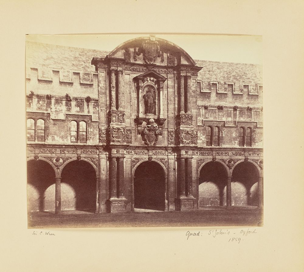 Quad: St. John's, Oxford by Alfred Capel Cure