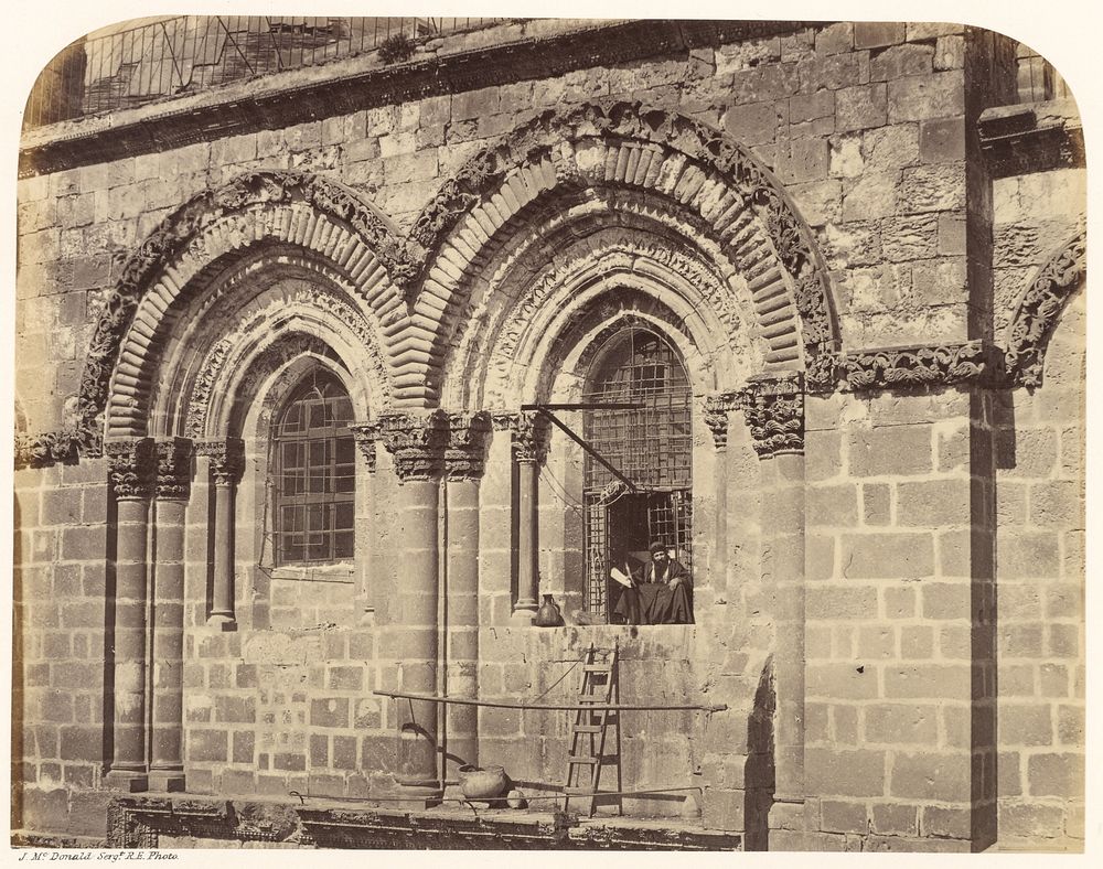 Window in the South Face of the Church of the Holy Sepulchre by Sgt James M McDonald