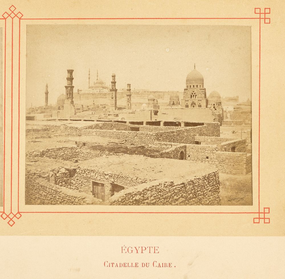 Citadelle du Caire. by Félix Bonfils