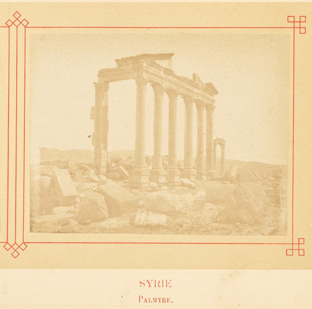 Palmyre. by Félix Bonfils
