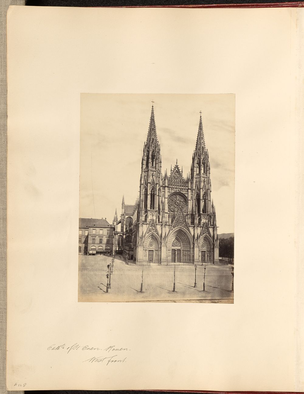 Cathedral of St. Ouen, Rouen, West Front by Francis Frith