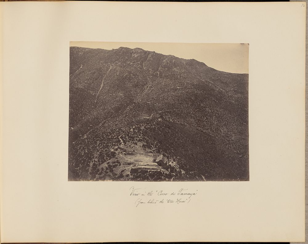 View in the "Cerro de Tamaya" (from behind the "Old House") by Helsby and Co