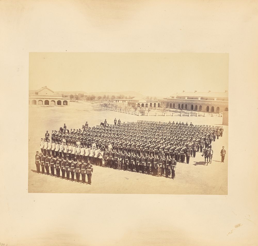 The 90th Regiment of Foot on parade