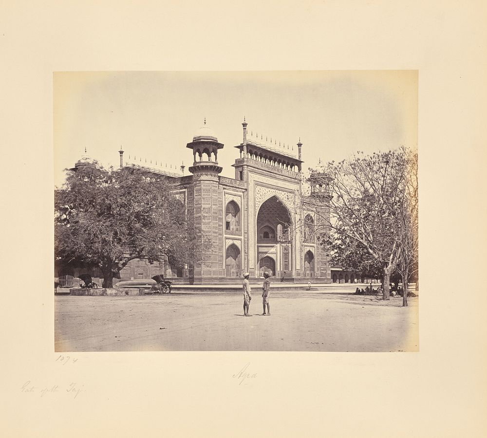 Agra; The Gate of the Taj by Samuel Bourne