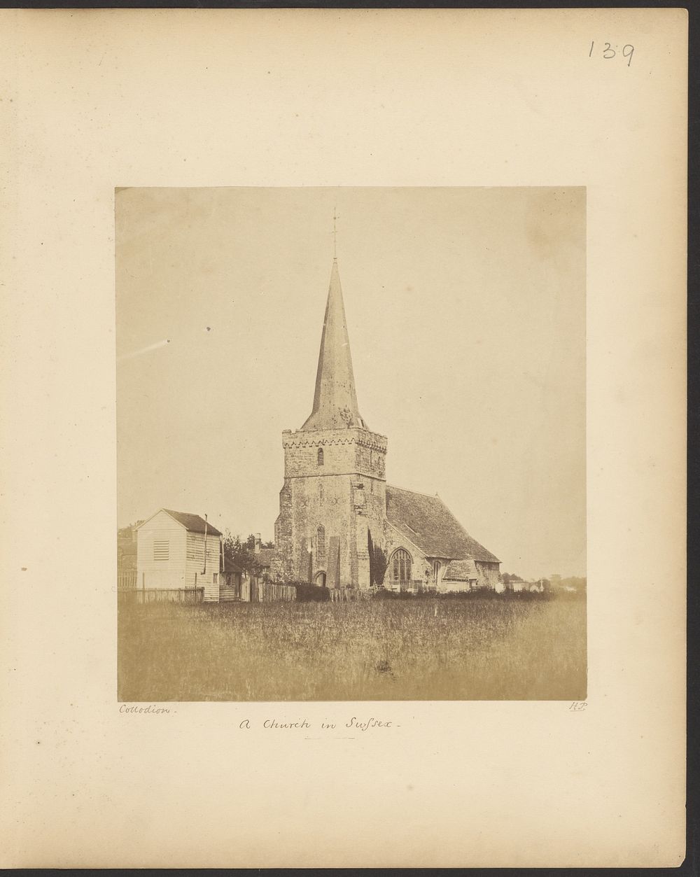 A Church in Sussex by Henry Pollock