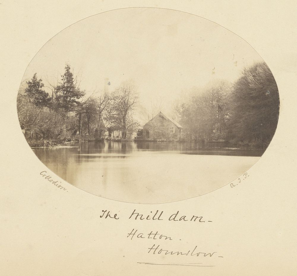 The Mill Dam, Hatton, Hounslow by Arthur Julius Pollock