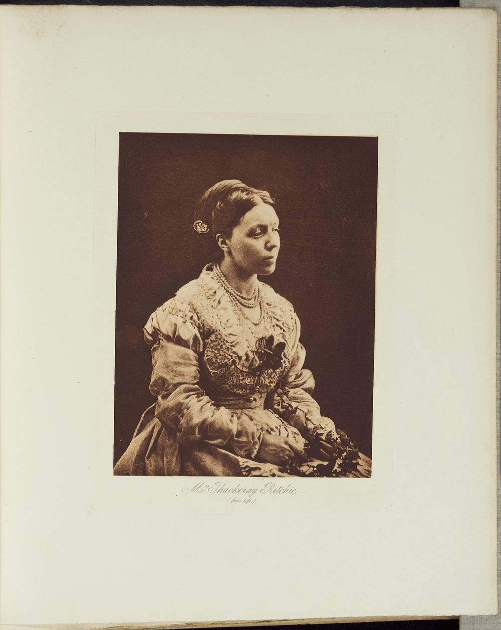 Mrs. Thackeray Ritchie by Julia Margaret Cameron