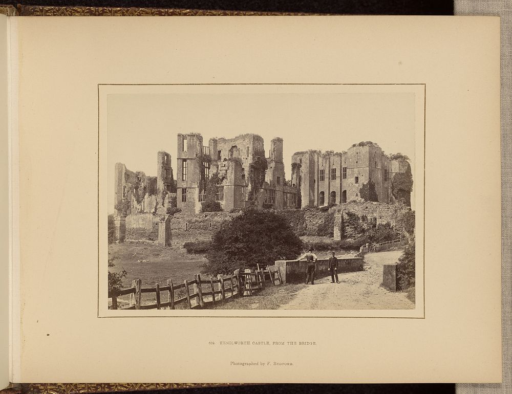 Kenilworth Castle, from the bridge by Francis Bedford