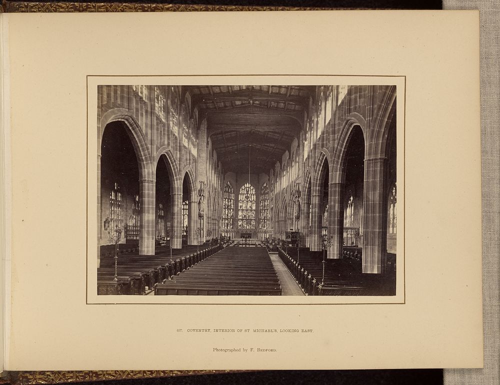 Coventry, interior of St. Michael's, looking east by Francis Bedford