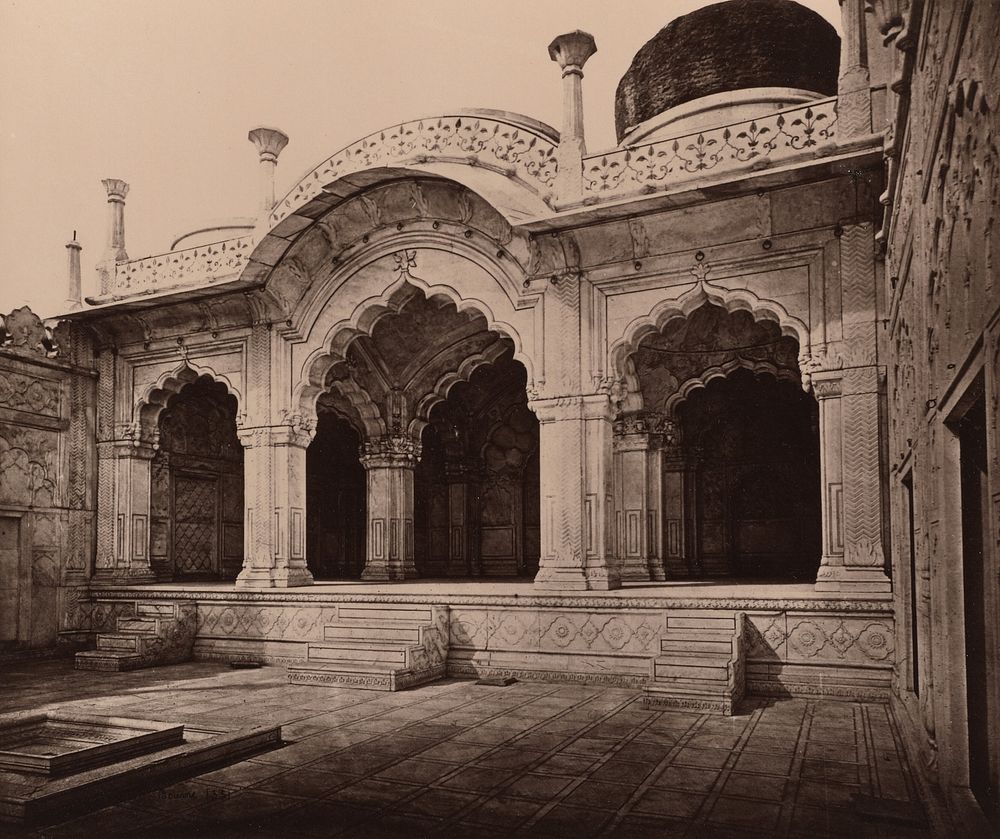 The Motee Musjid in the Palace by Samuel Bourne