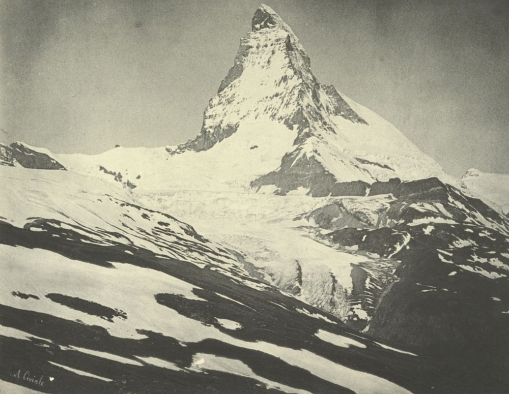 Le Grand Cervin ou Matterhorn 4482 M. by Aimé Civiale and Jean Dominique Gustave Arosa