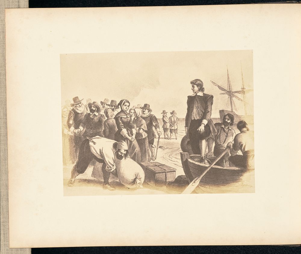 Departure of the Mayflower by Mathew B Brady