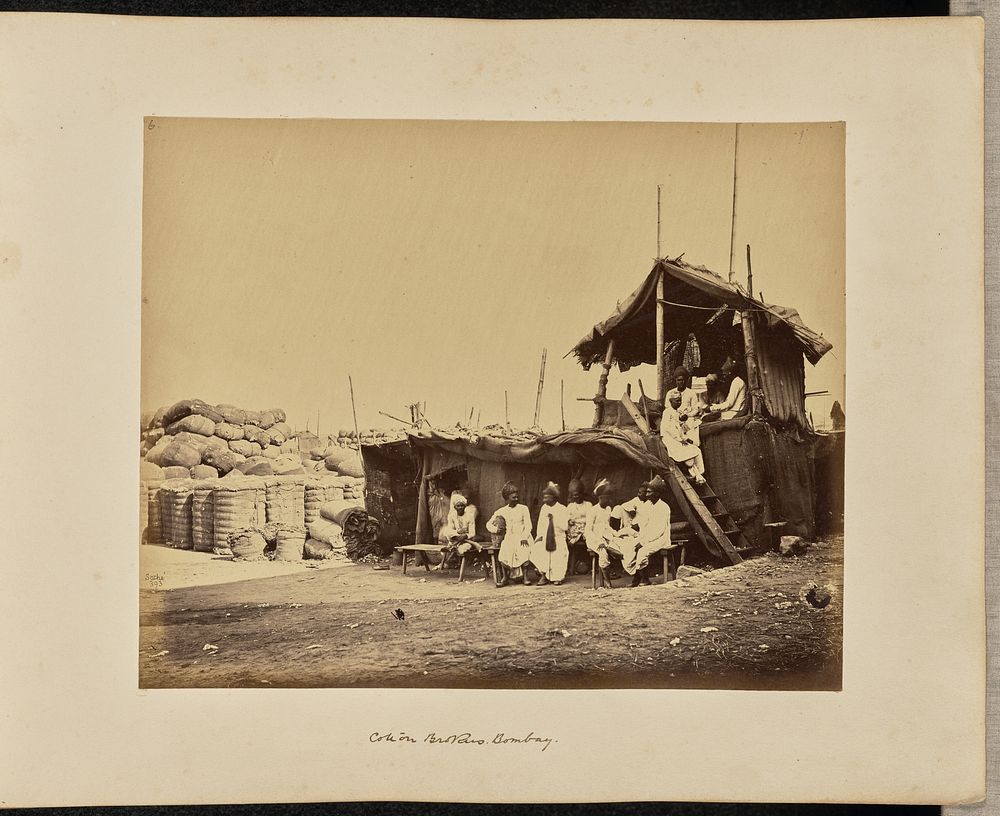 Cotton Brokers. Bombay by John Edward Saché