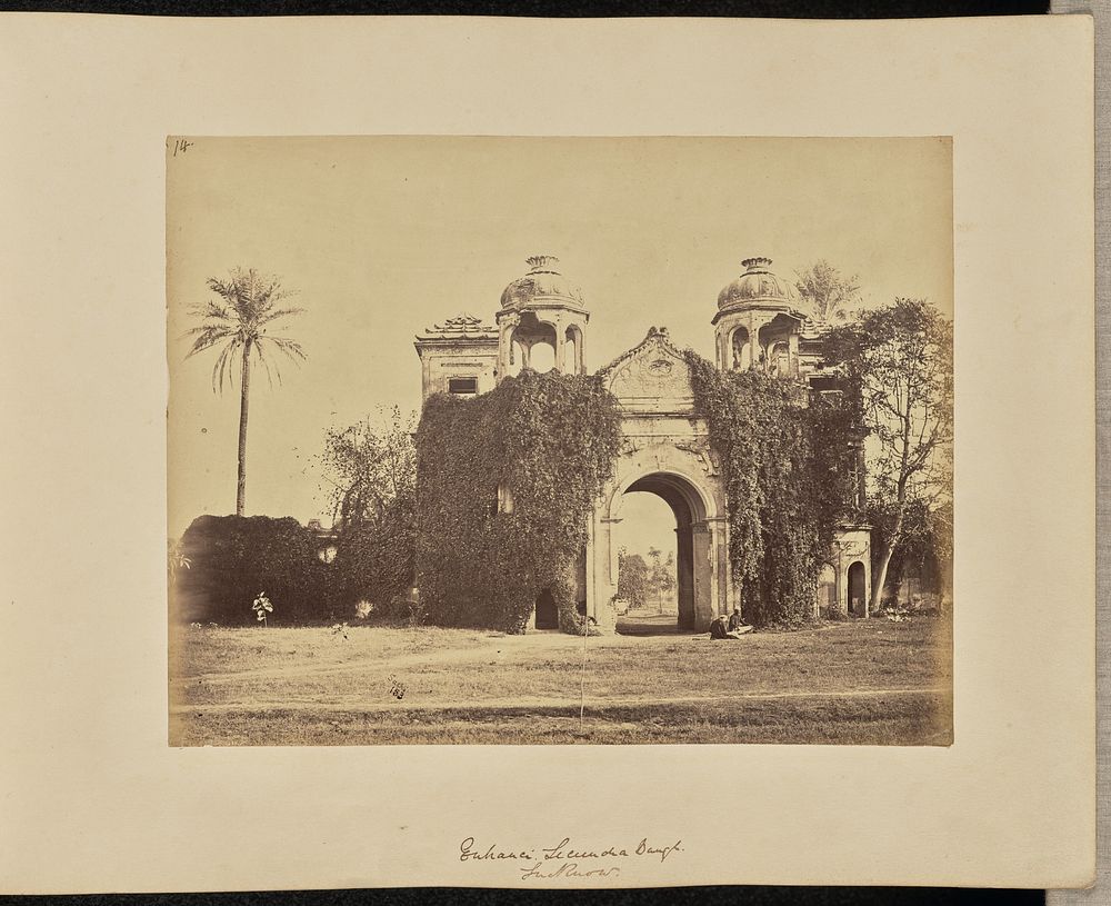 Entrance. Secundra Bagh. Lucknow by John Edward Saché