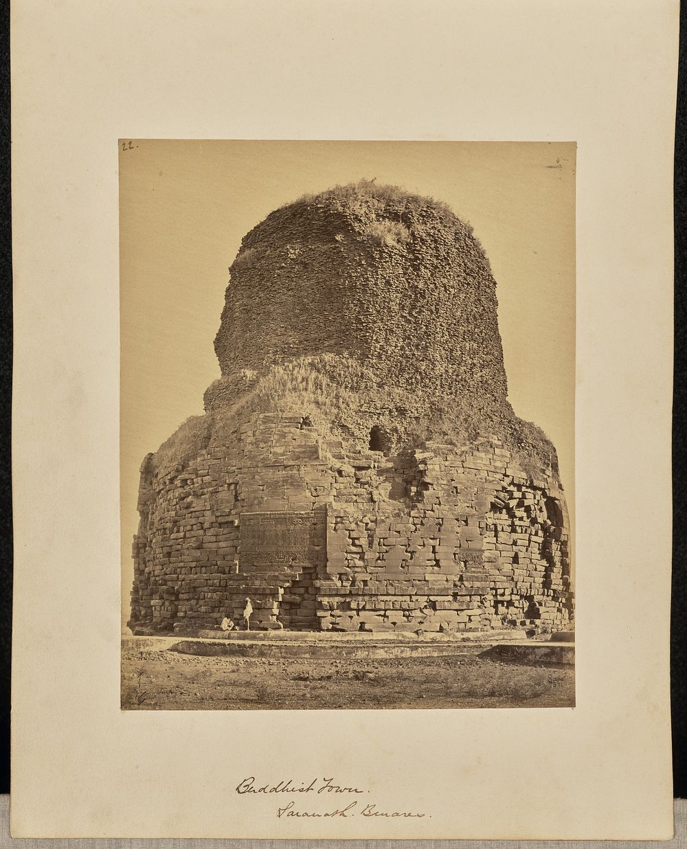 Buddhist Tower. Saranath. Benares by John Edward Saché