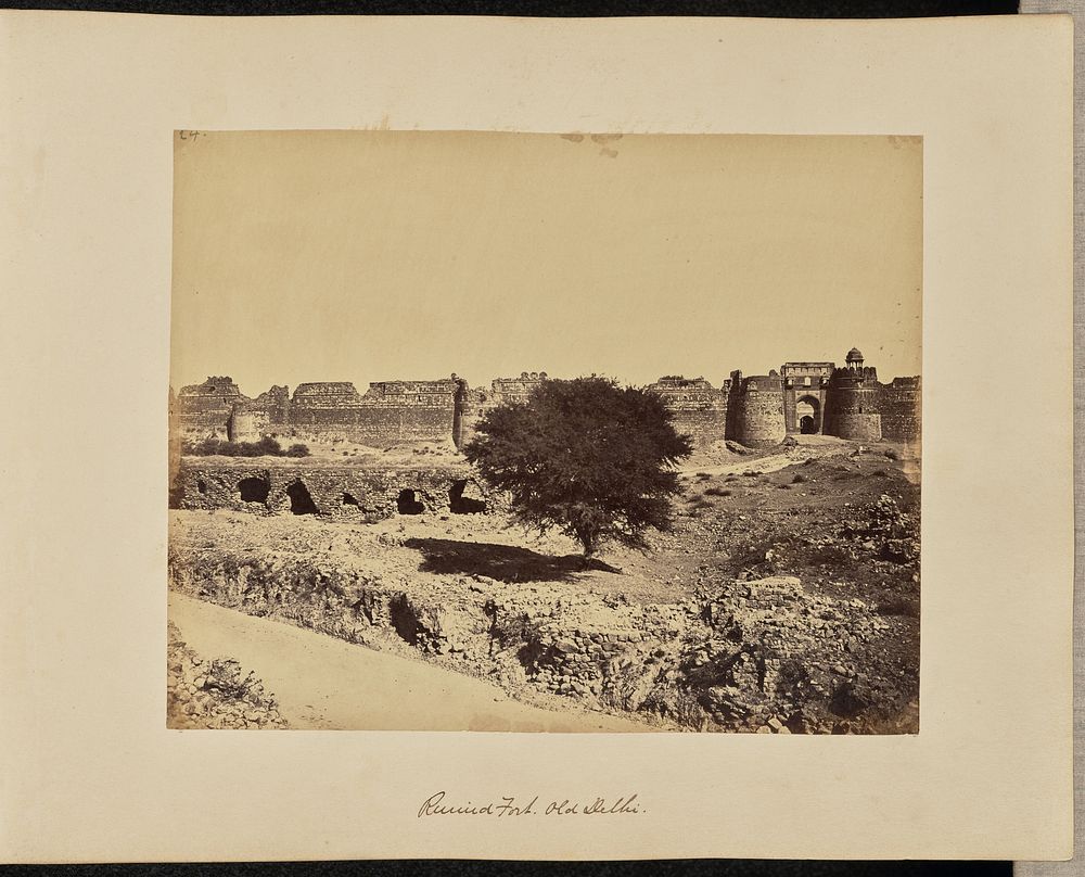 Ruined Fort. Old Delhi by John Edward Saché