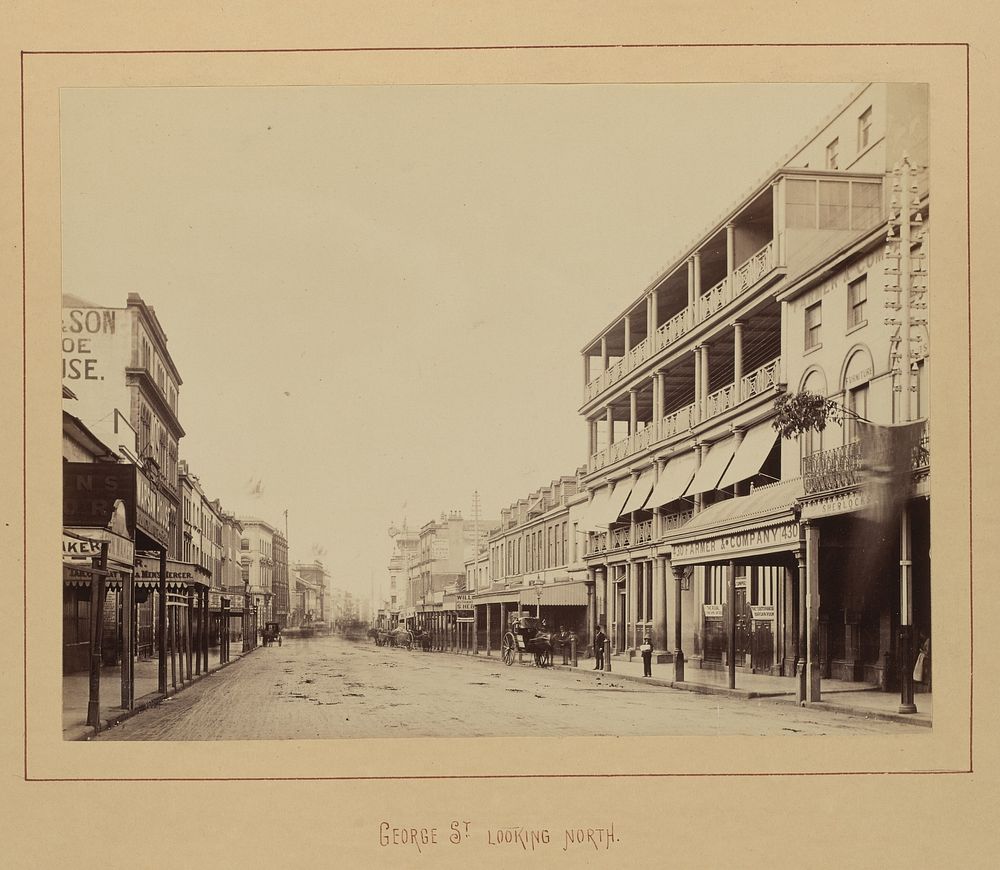 George Street Looking North by Charles Bayliss