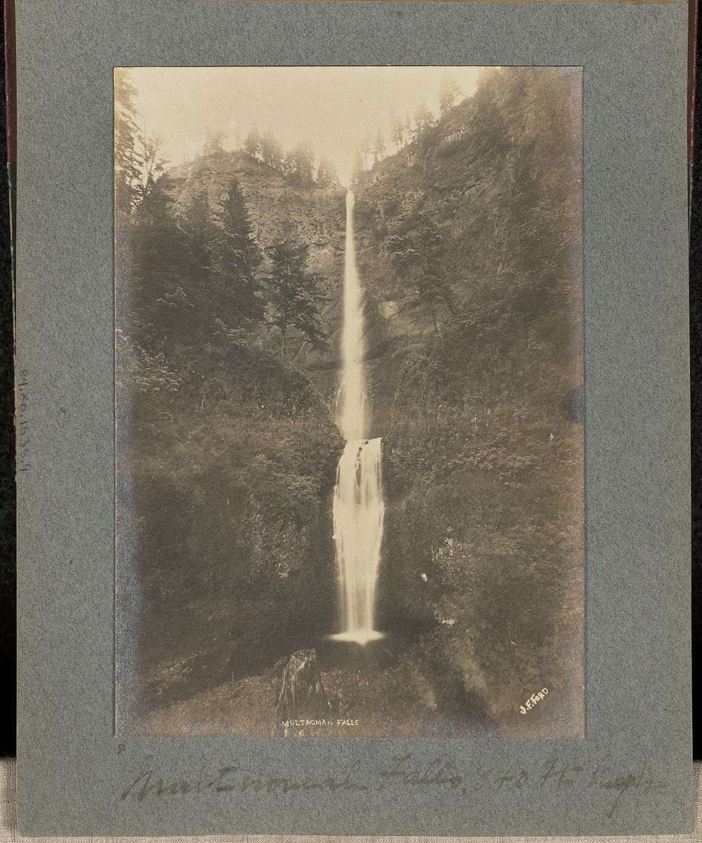 Multnomah Falls, 840 ft. high by J F Ford