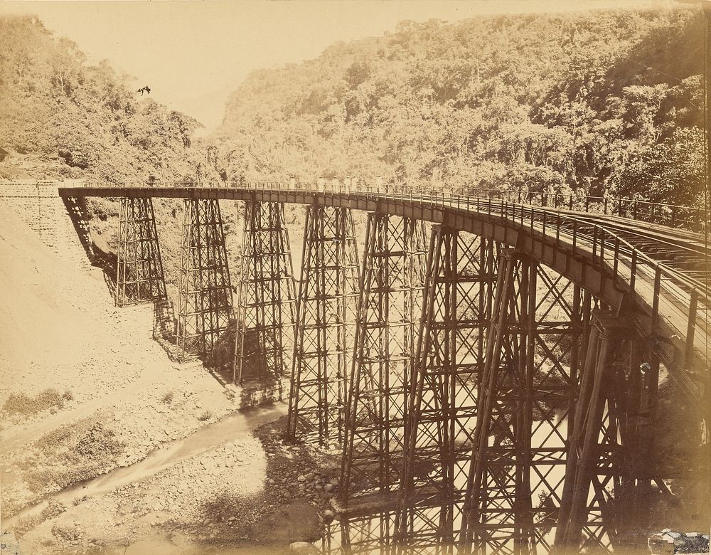 Mexico. Metlac Viaduct, Mexican Railroad. by Abel Briquet