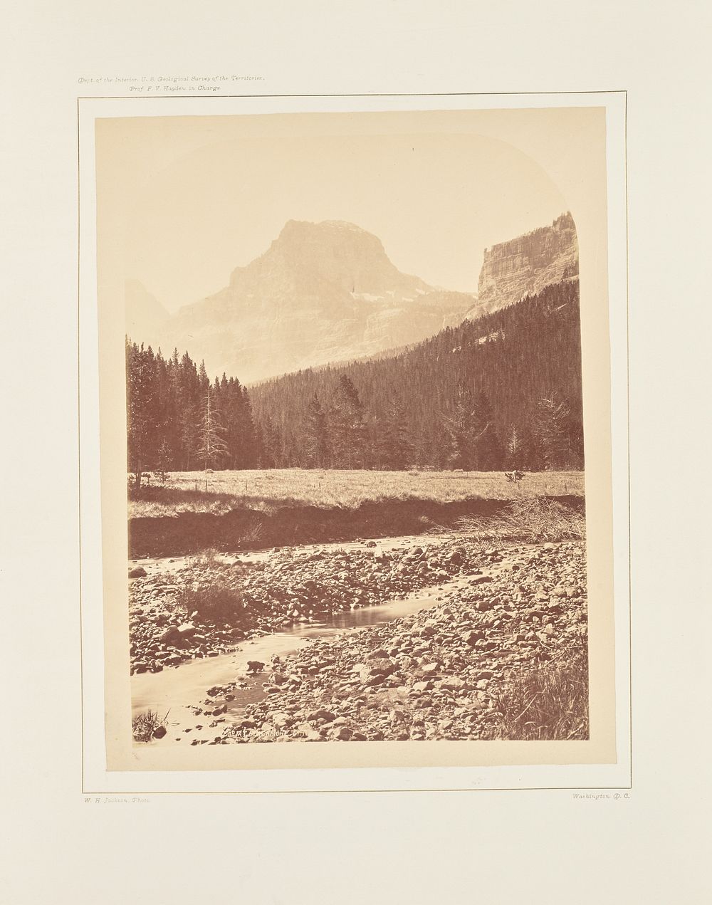 Palace Butte, Near Mount Blackmore by William Henry Jackson