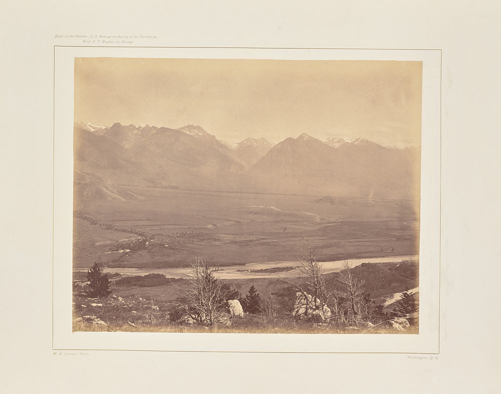 Panoramic View of the Valley of The Yellowstone, No. 2 by William Henry Jackson