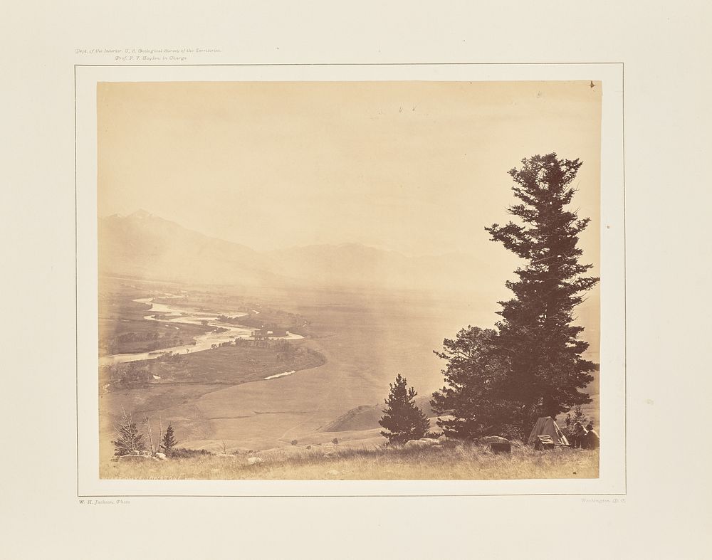 Panoramic View of the Valley of The Yellowstone, No. 3 by William Henry Jackson