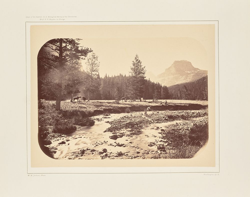Palace Butte Park by William Henry Jackson
